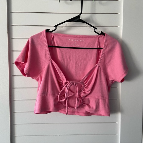 Aeropostale Tops - Aeropostale Crop Top Pink Size XL
